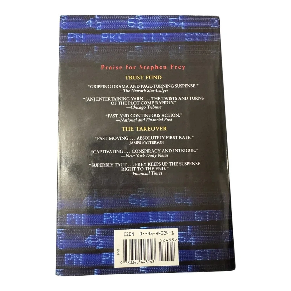The Day Trader by Stephen Frey - First Edition Hardcover Thriller Novel 2002
